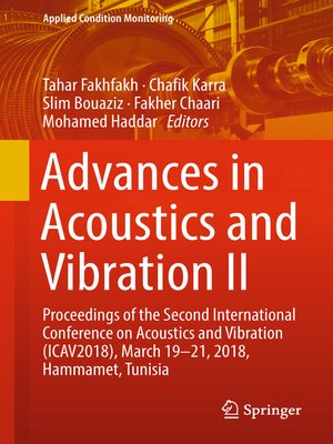 cover image of Advances in Acoustics and Vibration II